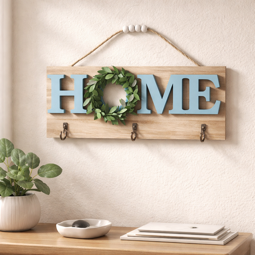 علاقة مفاتيح حائط ديكور "HOME"