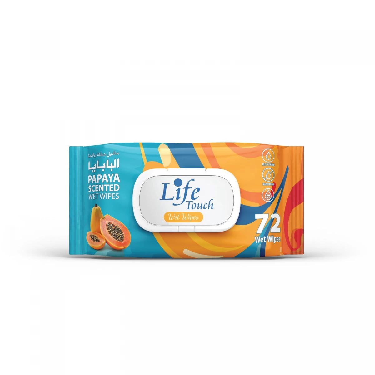 مناديل مبللة Life touch برائحة البابايا