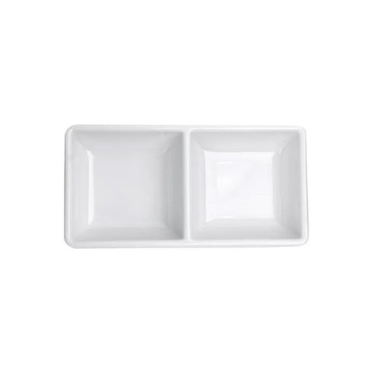 صحن صلصات جانبي مزدوج - ميلامين