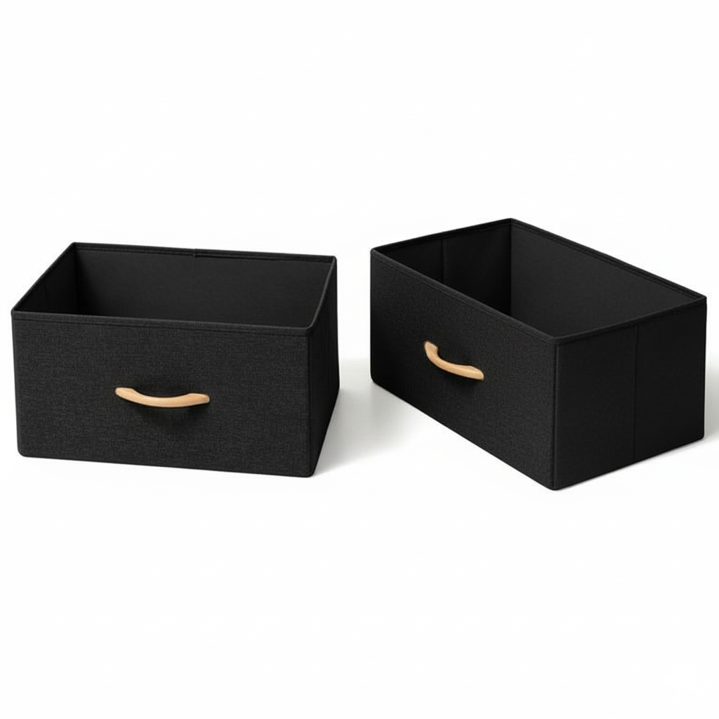 منظم أدراج وخزائن ثقيل مع يد خشبيه