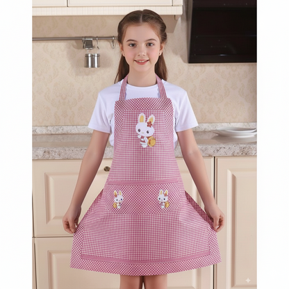 مريول متعدد الاستخدامات للأطفال برسمة أرنب