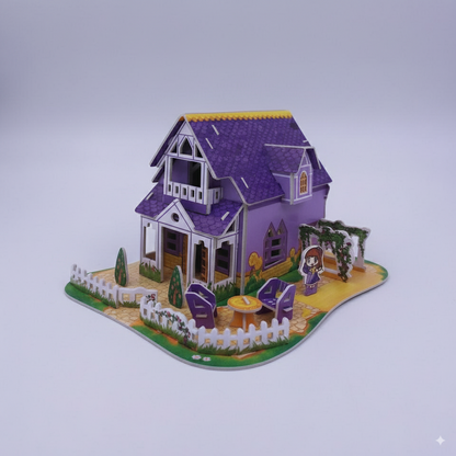 بازل ثلاثي الأبعاد (3D Puzzle) - بيت الأرجوان البنفسجي
