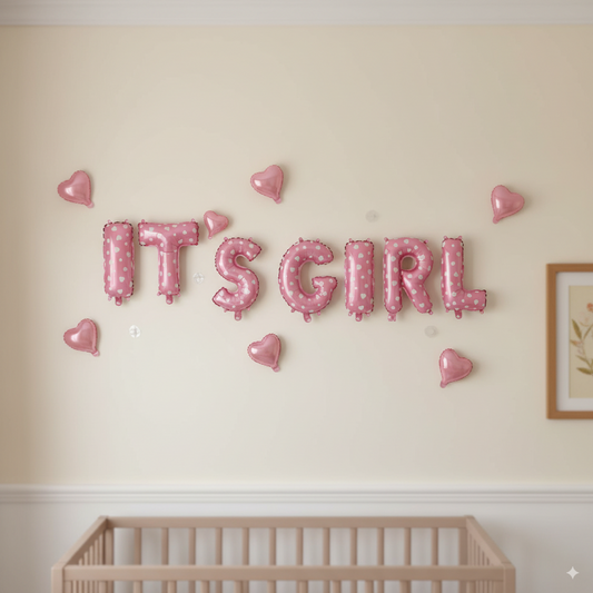 "It's a Girl" بالونات