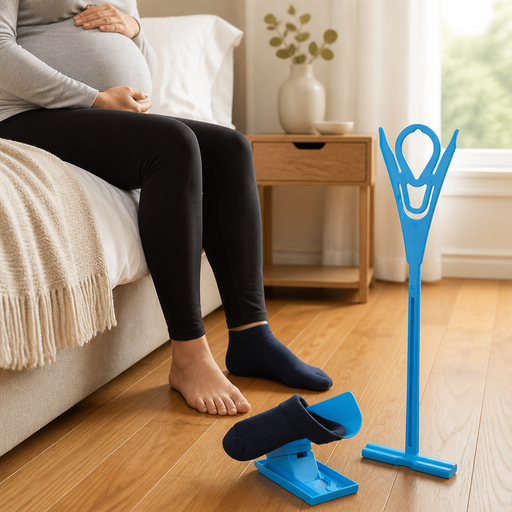 أداة مساعد لبس وخلع الجرابات بسهولة – Sock Slider بدون انحناء