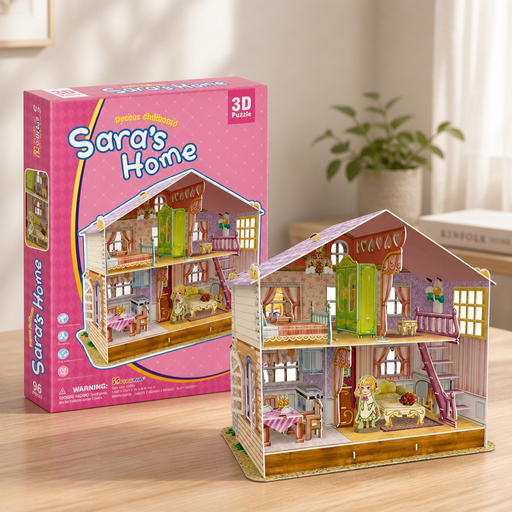 3D Puzzle | بازل ثلاثي الأبعاد منزل سارة