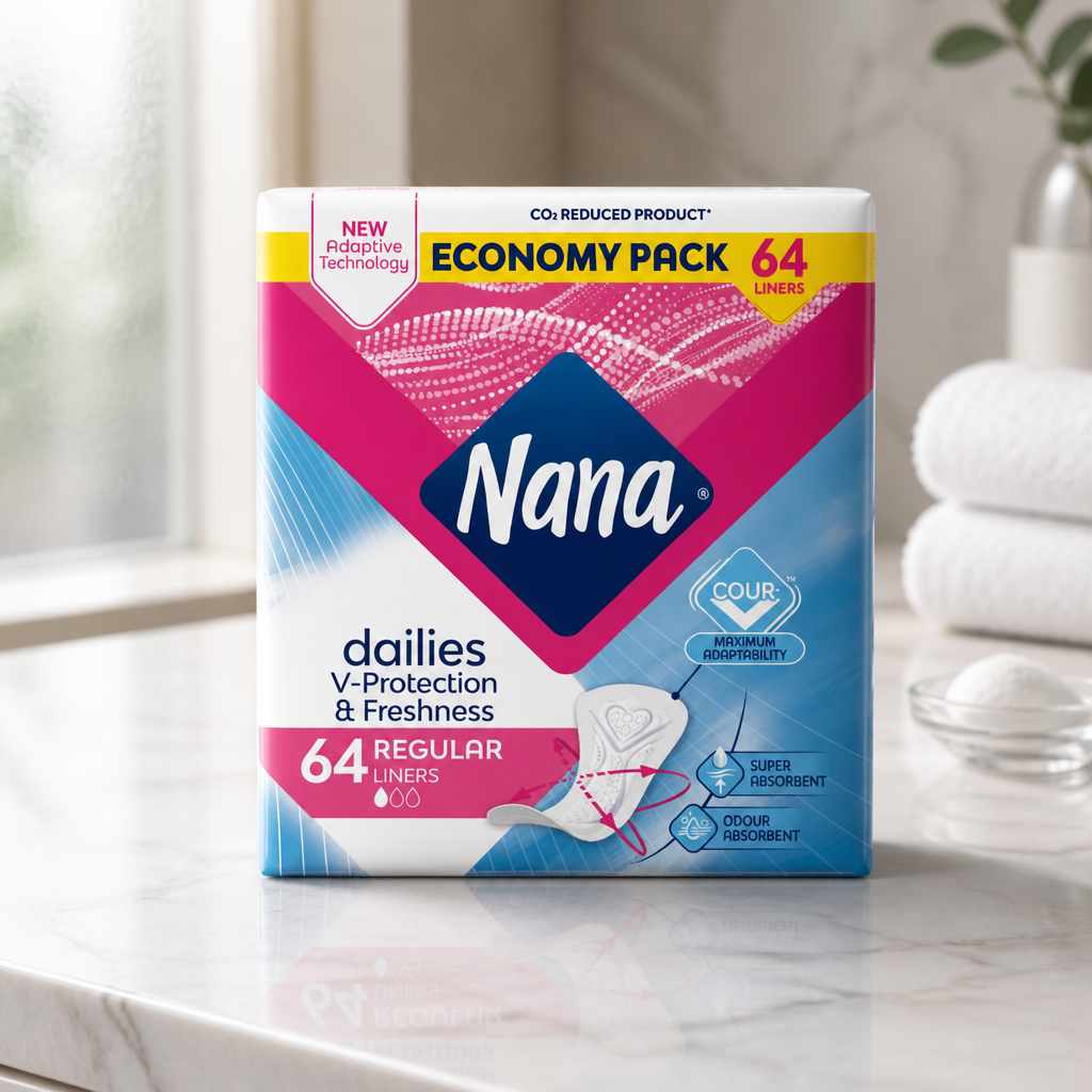 فوط يومية نانا ديلِيز فريش (Nana Dailies Fresh) – عادي 64 فوطة