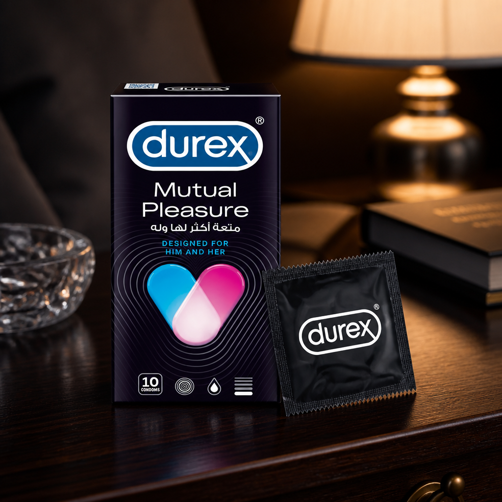 واقي ديوركس ميوتشوال بليجر (durex Mutual Pleasure) – 10 قطع
