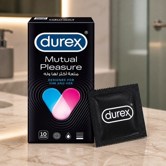 واقي ديوركس ميوتشوال بليجر (durex Mutual Pleasure) – 10 قطع