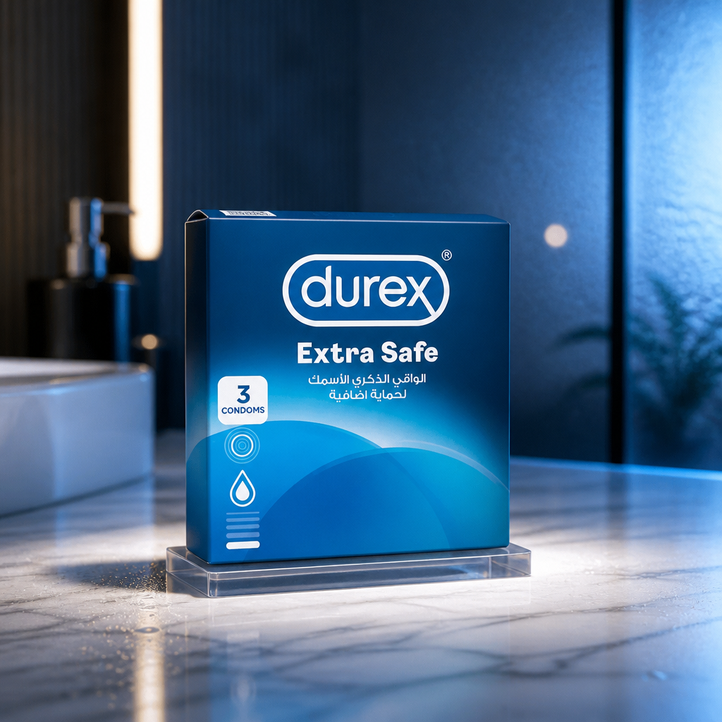 واقي ديوركس إكسترا سيف (durex Extra Safe) – 3 قطع