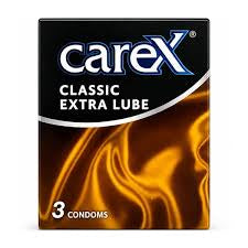 CAREX Classic Extra Lube condoms – واقي بمزلق إضافي 3 قطع