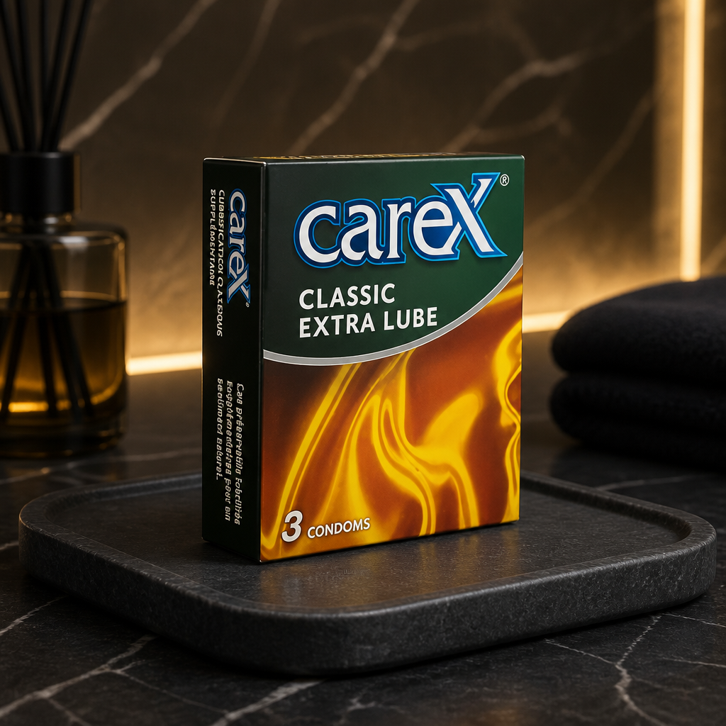 CAREX Classic Extra Lube condoms – واقي بمزلق إضافي 3 قطع