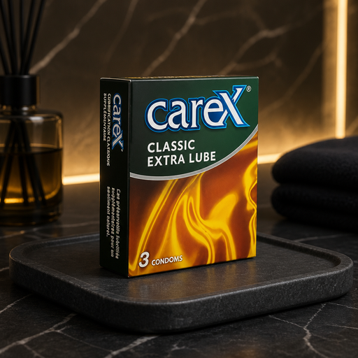 CAREX Classic Extra Lube condoms – واقي بمزلق إضافي 3 قطع