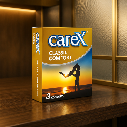 واقي كاريكس كومفورت – 3 قطع (CAREX Condom Comfort 3)