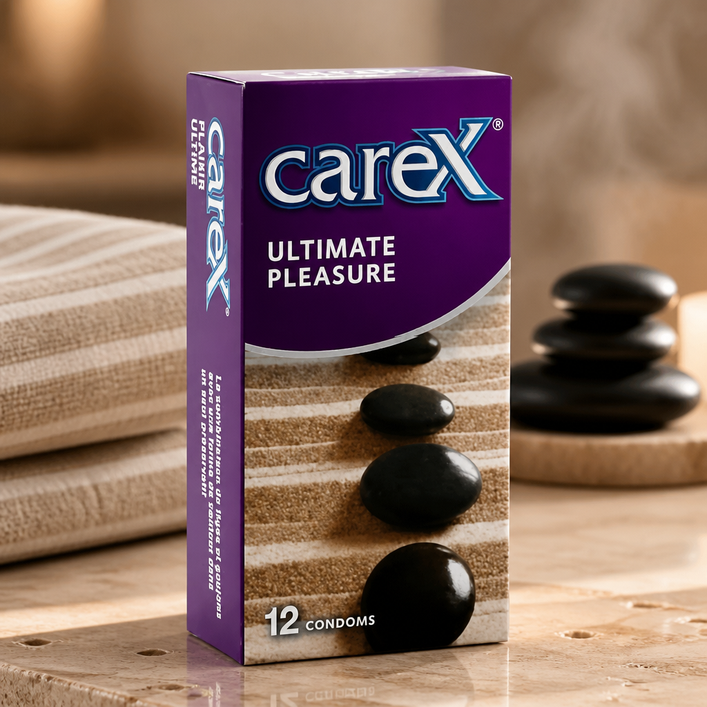 CAREX Ultimate Pleasure Condoms– واقي ذكري 12 قطعة
