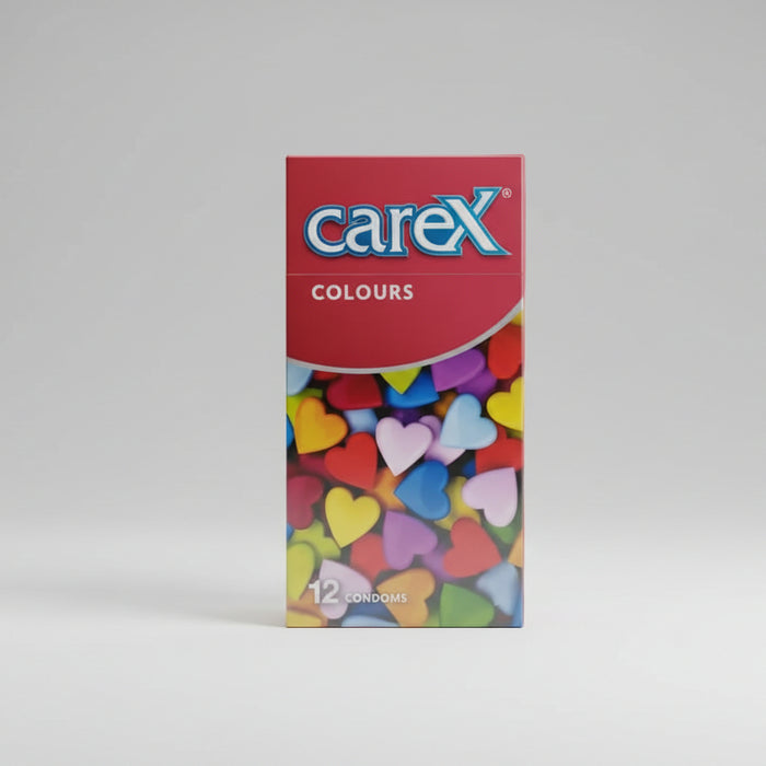 CAREX Colours Condoms– واقي ملون 12 قطعة