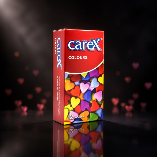 CAREX Colours Condoms– واقي ملون 12 قطعة