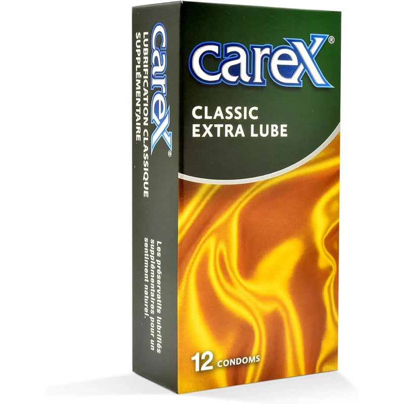 CAREX Classic Extra Lube condoms– واقي بمزلق إضافي 12 قطعة
