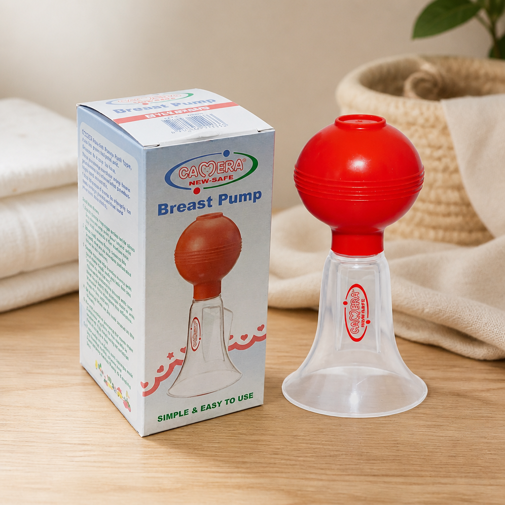 شفاط حليب يدوي كاميرا (CAMERA New-Safe Manual Breast Pump)