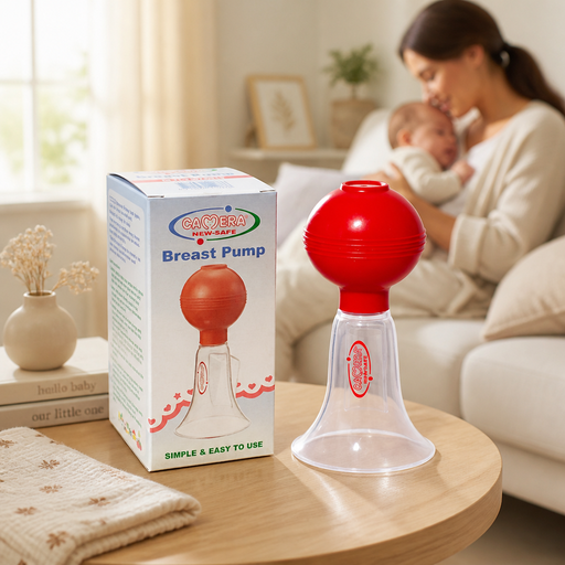 شفاط حليب يدوي كاميرا (CAMERA New-Safe Manual Breast Pump)