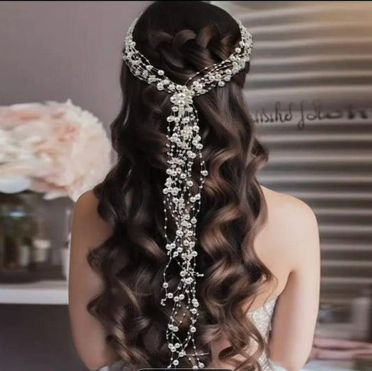 زينة شعر لؤلؤ فخمة
