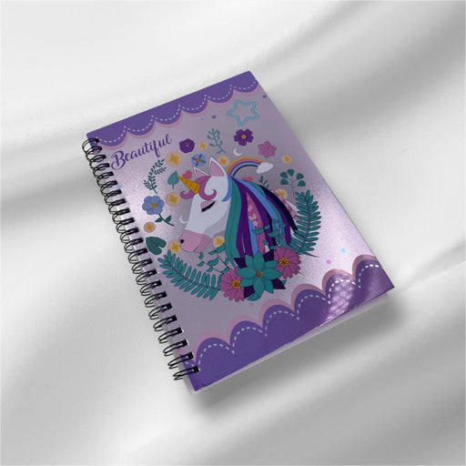 دفتر سلك بتصاميم مميزة(80ورقة)