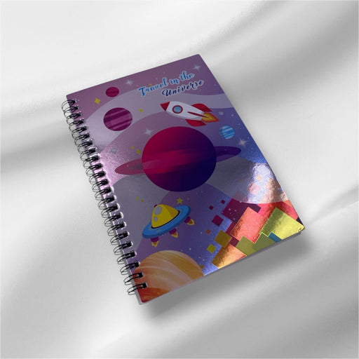 دفتر سلك بتصاميم مميزة(80ورقة)