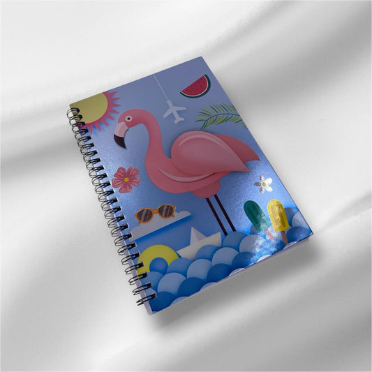 دفتر سلك بتصاميم مميزة(80ورقة)