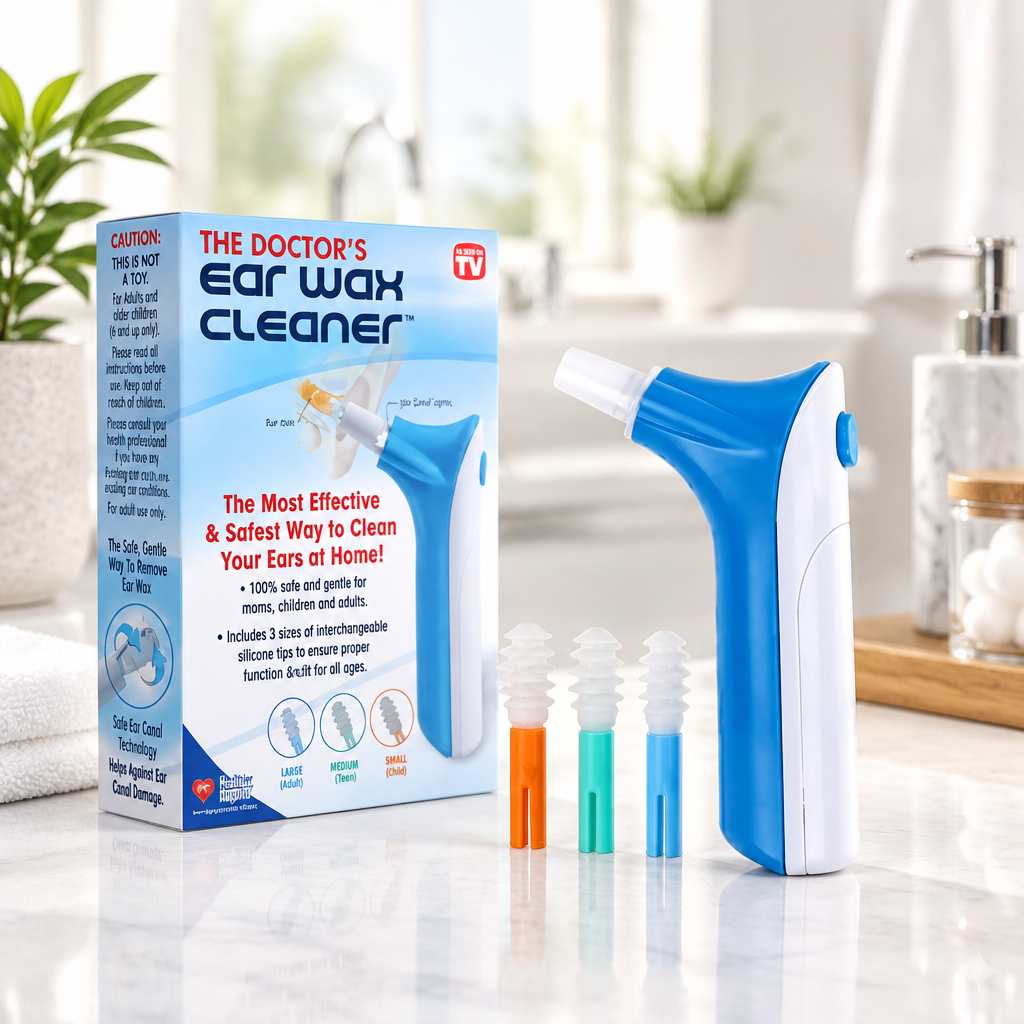 منظف شمع الأذن الكهربائي من Doctor’s Ear Wax Cleaner