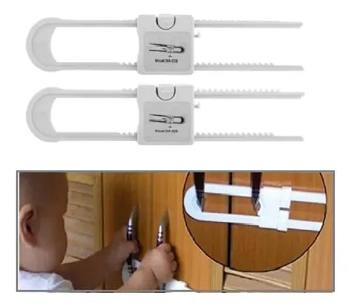 زوج أقفال أمان للأطفال للأدراج والخزائن  – Baby Safety Locks