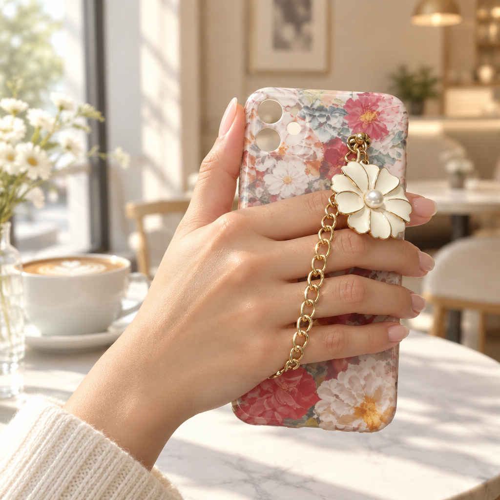 كفر آيفون سيليكون مع سلسلة  iPhone 11