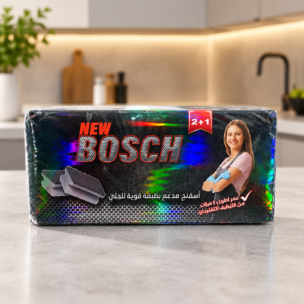 اسفنج جليBOSCH 3 قطع (2+1)
