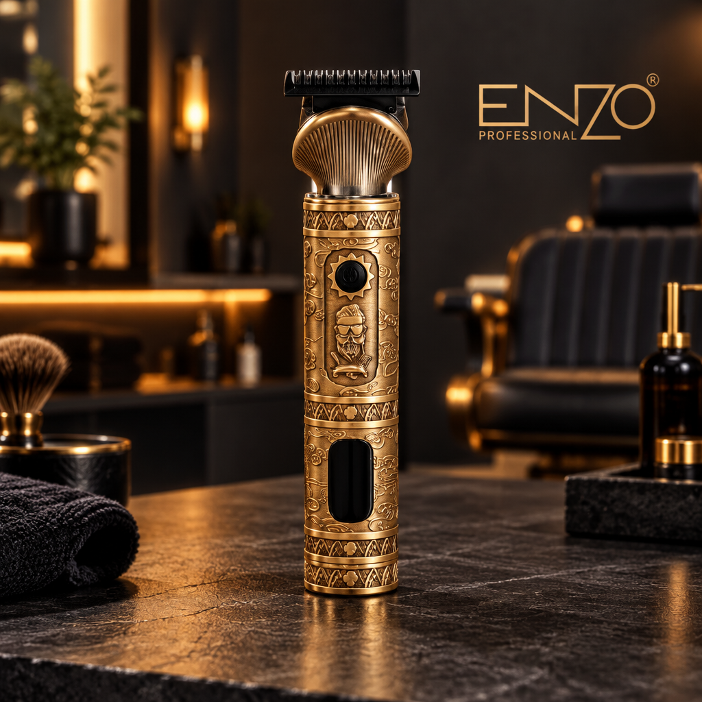 ماكينة حلاقة رجالية ENZO الذهبية