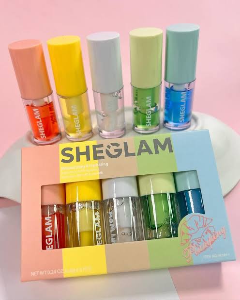 مجموعة زيوت العناية وترطيب الشفاه SHEGLAM – 5 نكهات