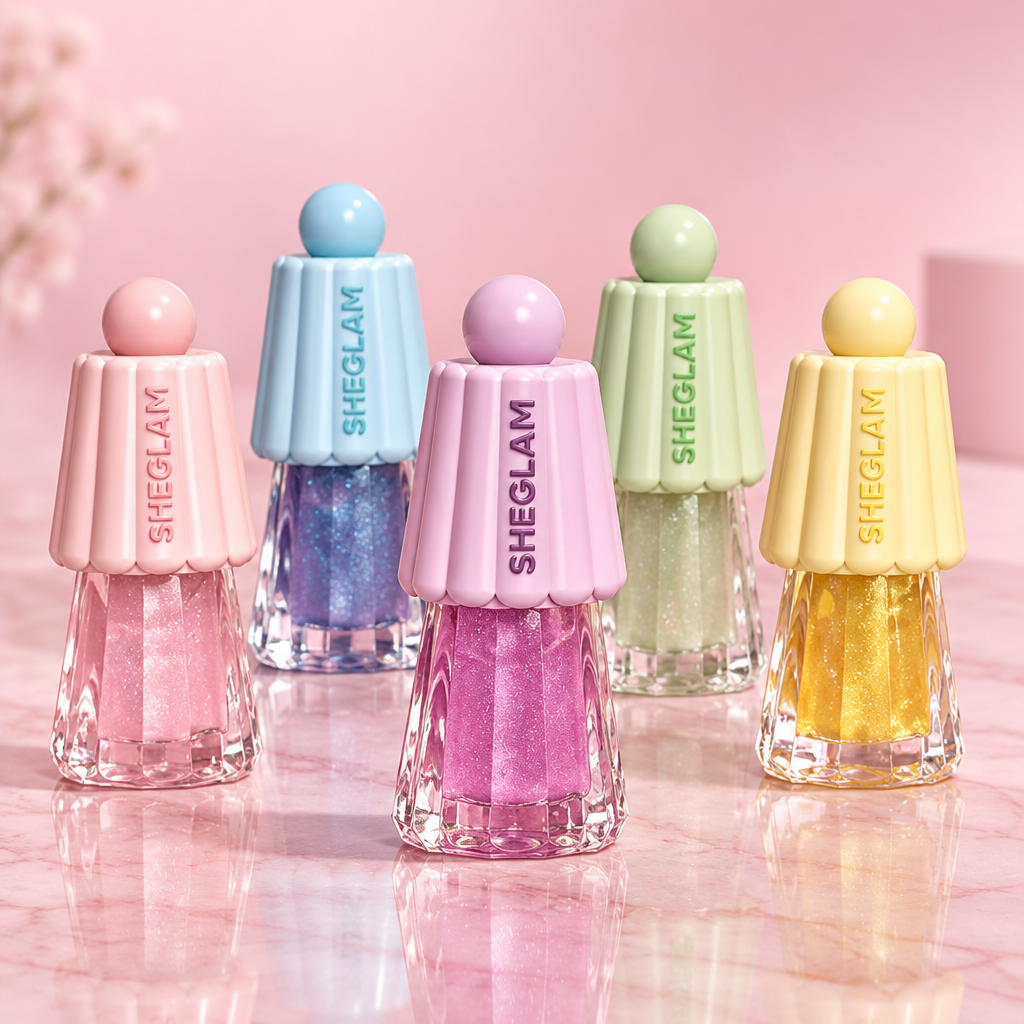 زيت الشفاه اللامع بالجلتر SHEGLAM – Jelly Wow Glitter Hydrating Lip Oil