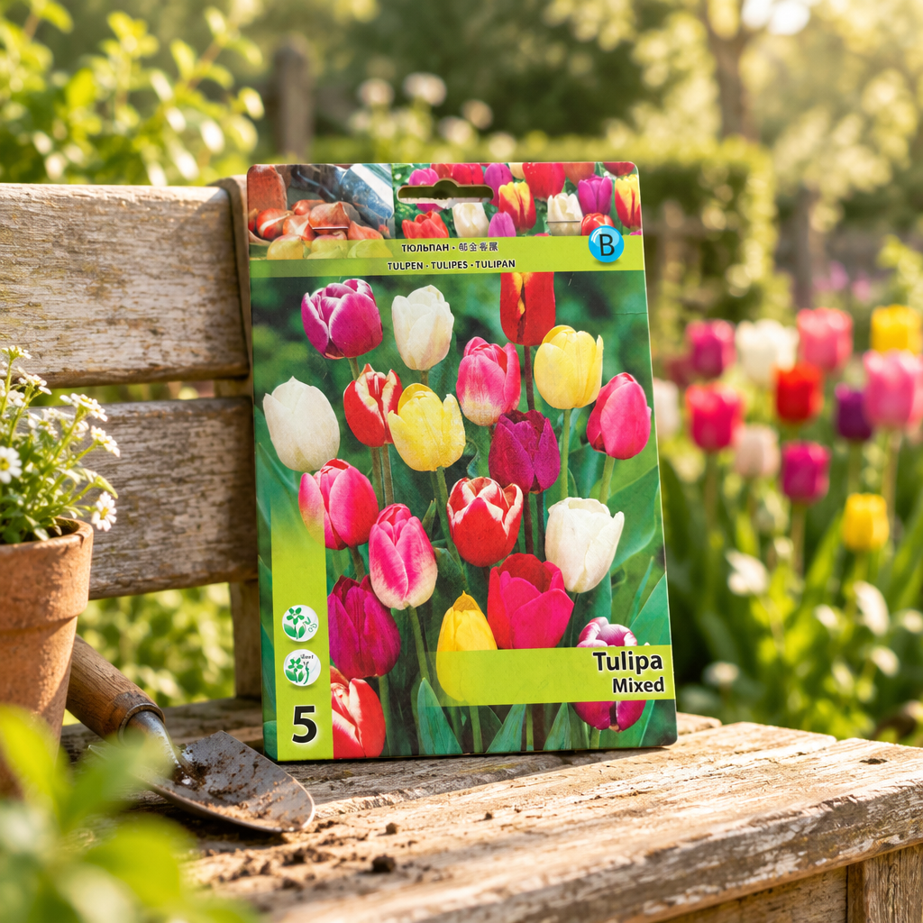 ابصال زهرة التوليب الملونة – Tulip Mixed