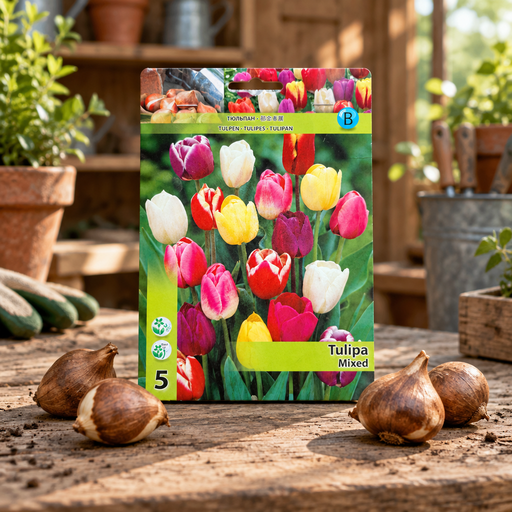 ابصال زهرة التوليب الملونة – Tulip Mixed