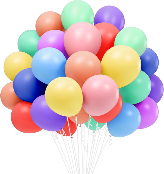 مجوعة بلالين ملونه عدد ١٠