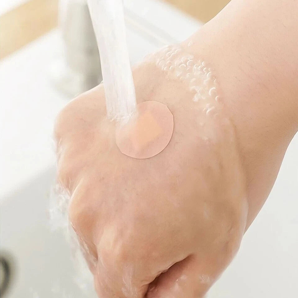 لزقات جروح ضد المي – 100 قطعة بأنواع وأحجام مختلفة