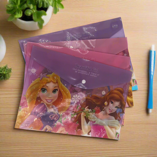 Princess ملف بلاستيكي رسومات