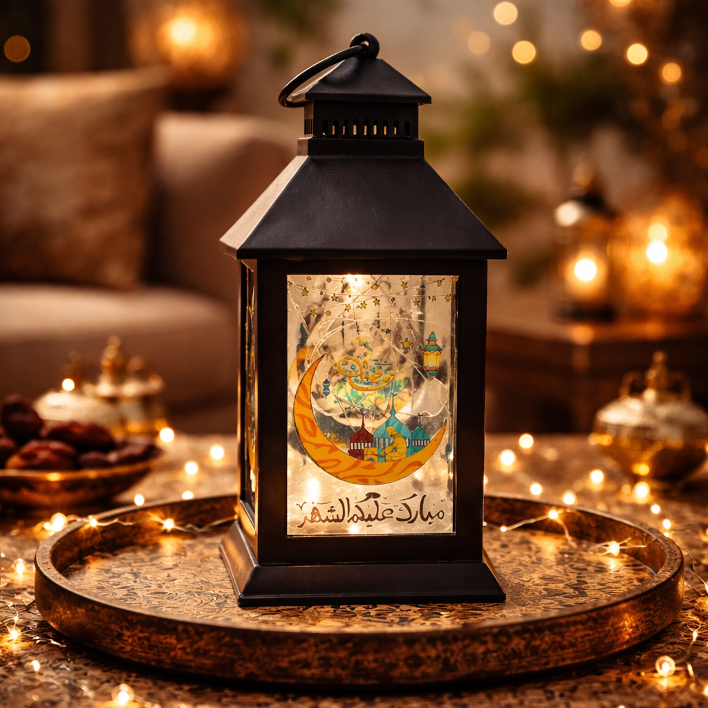 فانوس رمضان ديكوري كلاسيكي –حجم متوسط