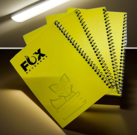 دفتر سلك 80 ورقة - FOX تسطير عربي