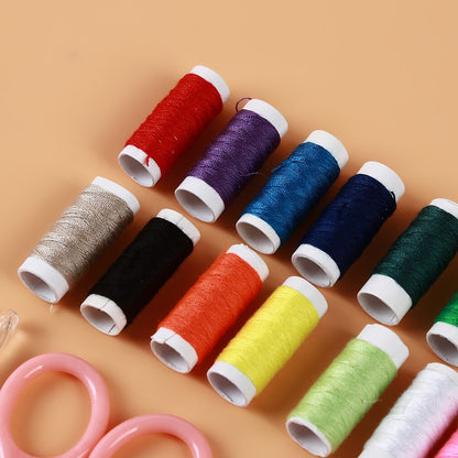 عدة خياطة صغيره متكاملة بعلبة شفافة  🧵🪡