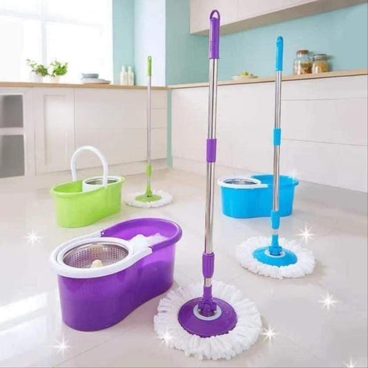 طقم مساحة دوارة مع سطل عصارة