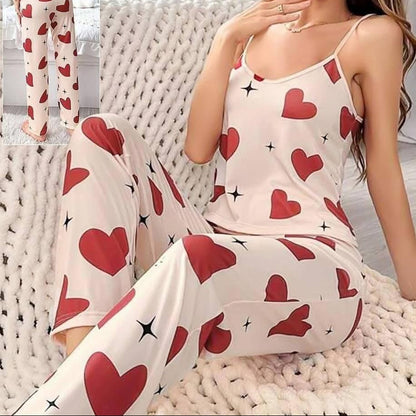 بيجاما قلوب ناعمة – قطعتين