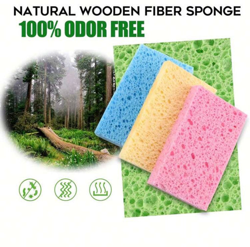 إسفنجات تنظيف سيليولوز متعددة الاستخدامات - عدد ٣