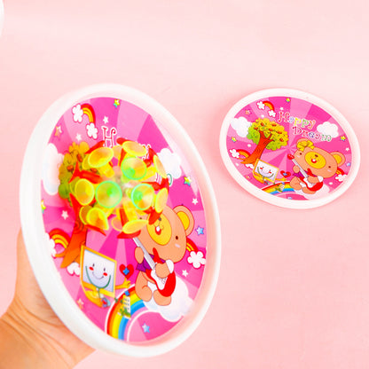 كرة لاصقة بكؤوس شفط مع الواح التقاط – لعبة رمي والتقاط للأطفال