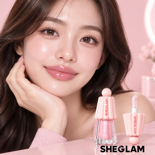 زيت الشفاه اللامع بالجلتر SHEGLAM – Jelly Wow Glitter Hydrating Lip Oil
