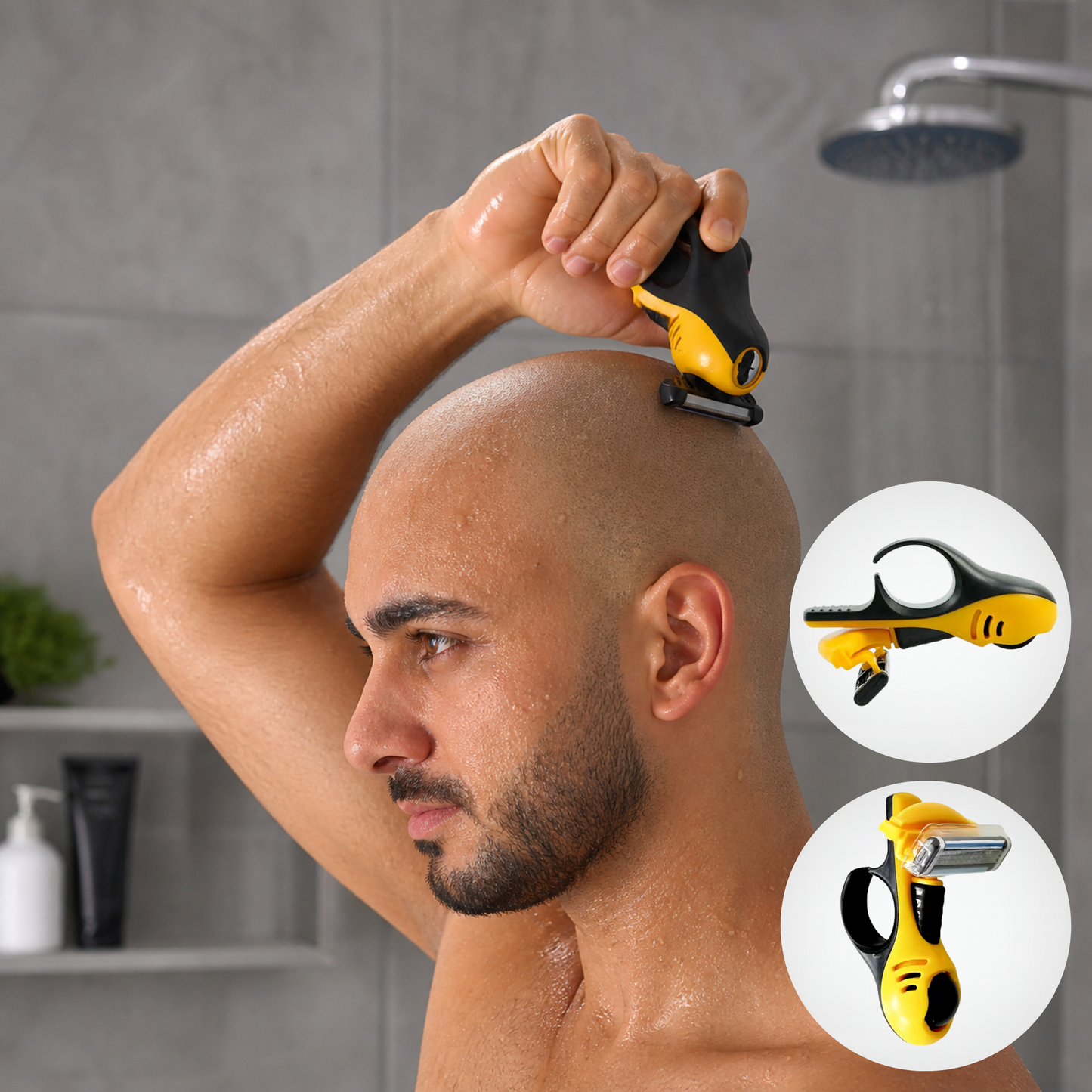شفرة حلاقة الرأس الاحترافية 3 شفرات – Razor Pro