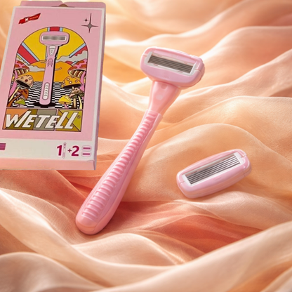 شفرة حلاقة نسائية WETELL مع رؤوس تبديل