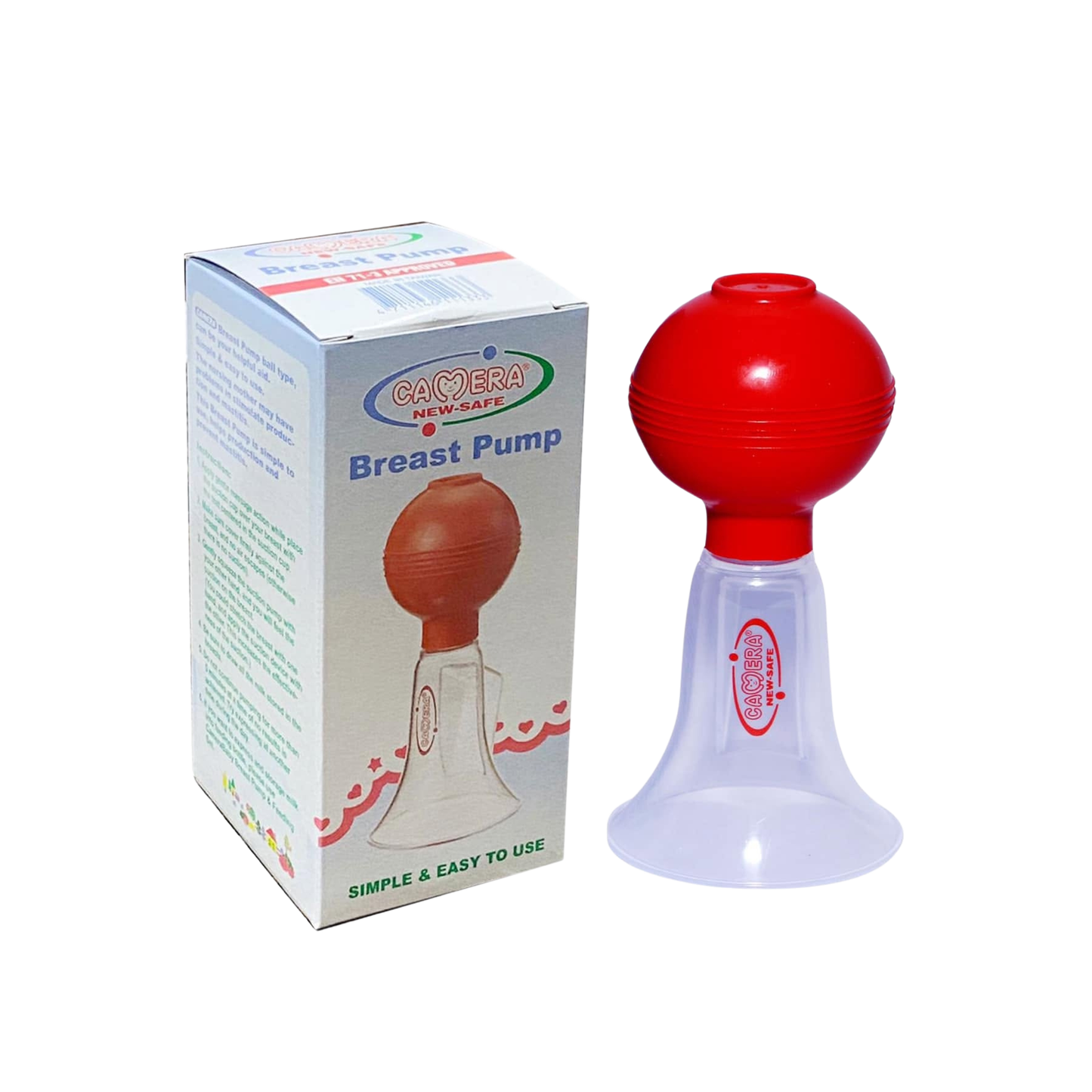 شفاط حليب يدوي كاميرا (CAMERA New-Safe Manual Breast Pump)